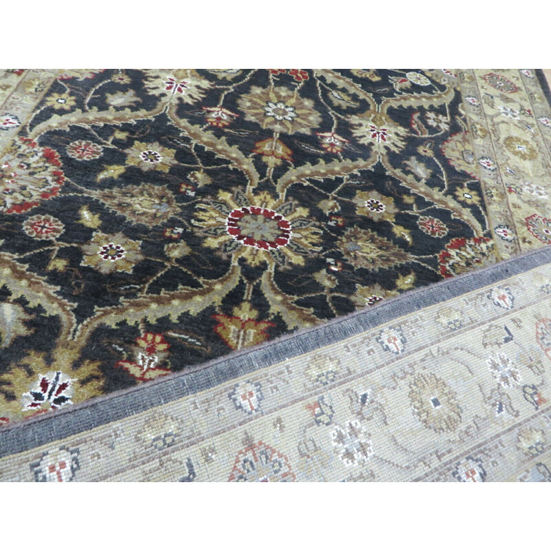 Tapis de zone de tapis de couloir 2 pi 10 po x 11 pi 9 po one-of-kind-noué la main