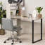 Bureau d'ordinateur avec armoire de rangement latérale