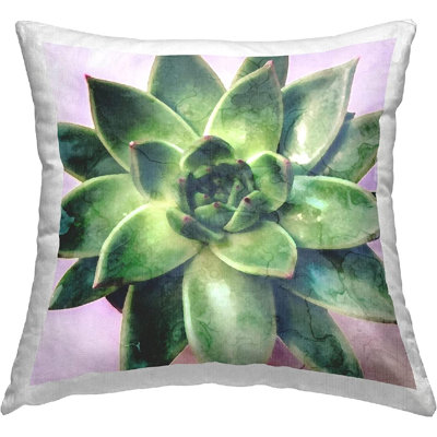 Polyester Throw Square Pillow Cover & Insert