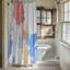 Blue Meadow Flowers - 1 Piece Standard Shower Curtain-334270636