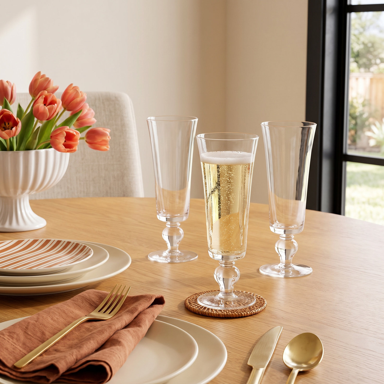 Espiral Champagne Flute