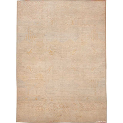 Tapis marocain décoratif surdimensionné contemporain
