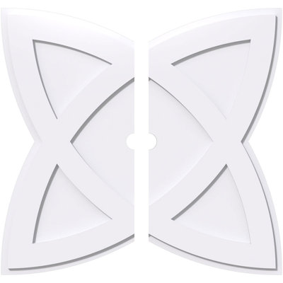 Médaillon de plafond contemporain en PVC de qualité architecturale Cosmo