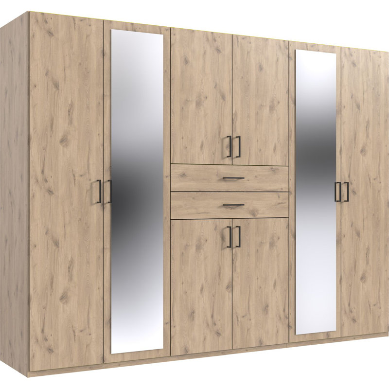 Sadako 8 Door Manufactured Wood Wardrobe