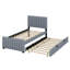 Lit plateforme tapissier avec lit gigogne-1698967621