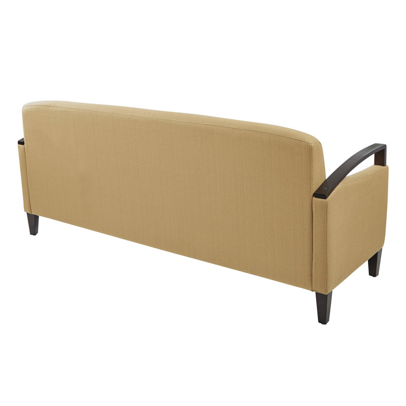 Sylvanus 75'' Upholstered Sofa, Woven Wheat