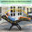 Oversized XXL Folding Zero Gravity Chair, Patio Reclining Lounge Chair 33In with Cushions and Headrest-2057214075