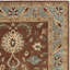 Tapis brun / bleu en laine touffeté à la main Cranmore-19260760