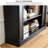 Retro Simple Painted Solid Wood Accent Cabinet