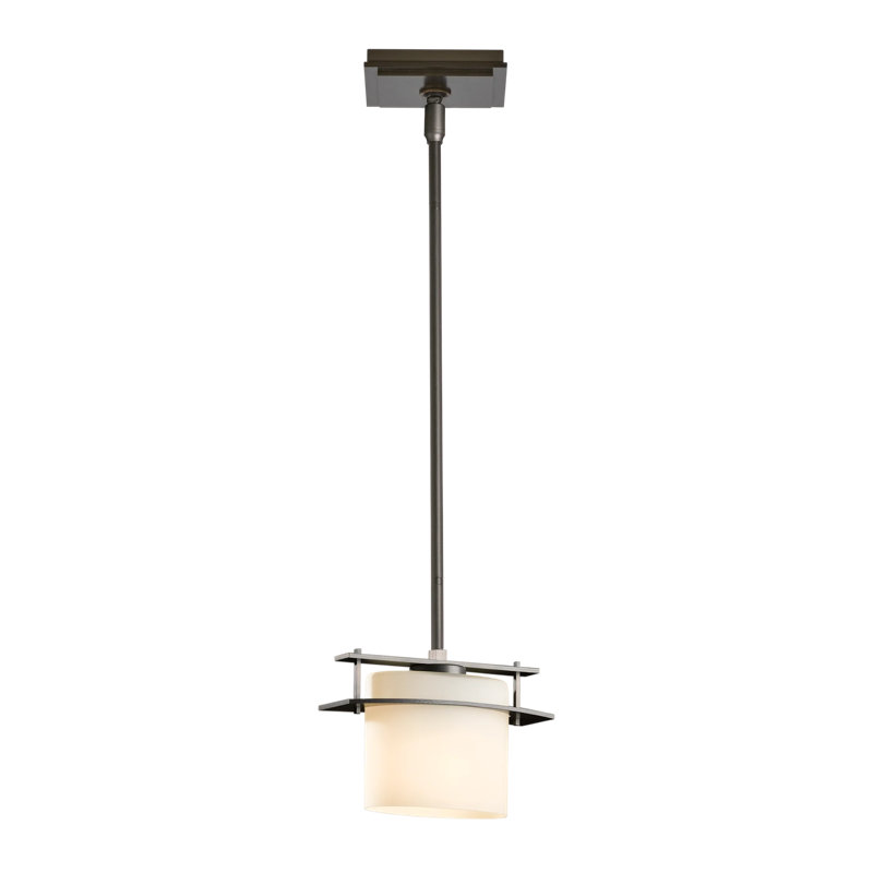 Arc 1 - Light Unique/Statement Geometric Pendant, Long: 12.5" to 57.5", Dark Smoke