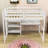 Marcia Wooden Loft Bed with Shelves,Desk and Writting Board-564260966-564260960