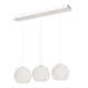 Darus 3 Light Glass Dimmable Pendant