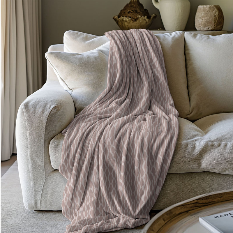 Couverture neutre en sherpa de qualité supérieure Neutral Balance, L 50 po x L 60 po