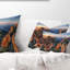 Coussin Majestic Sunset in Fall Mountains