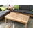 Rectangular Teak Solid Wood Outdoor Coffee Table , 49.5 " W 29.5 " D