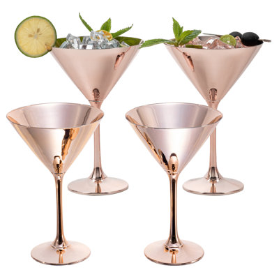 4 Piece 237ml Martini Glass Set