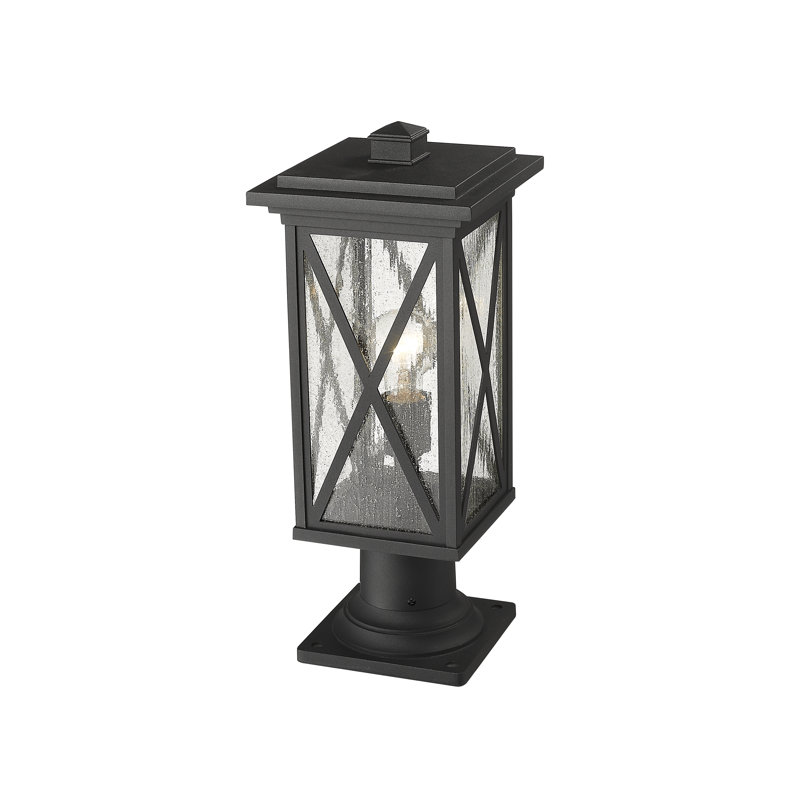 Thorpe Seeded Pier Mount Light, 18.5" H x 7.5" W x 7.5" D