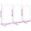 120cm W x 40cm D Steel Arbour-125281568