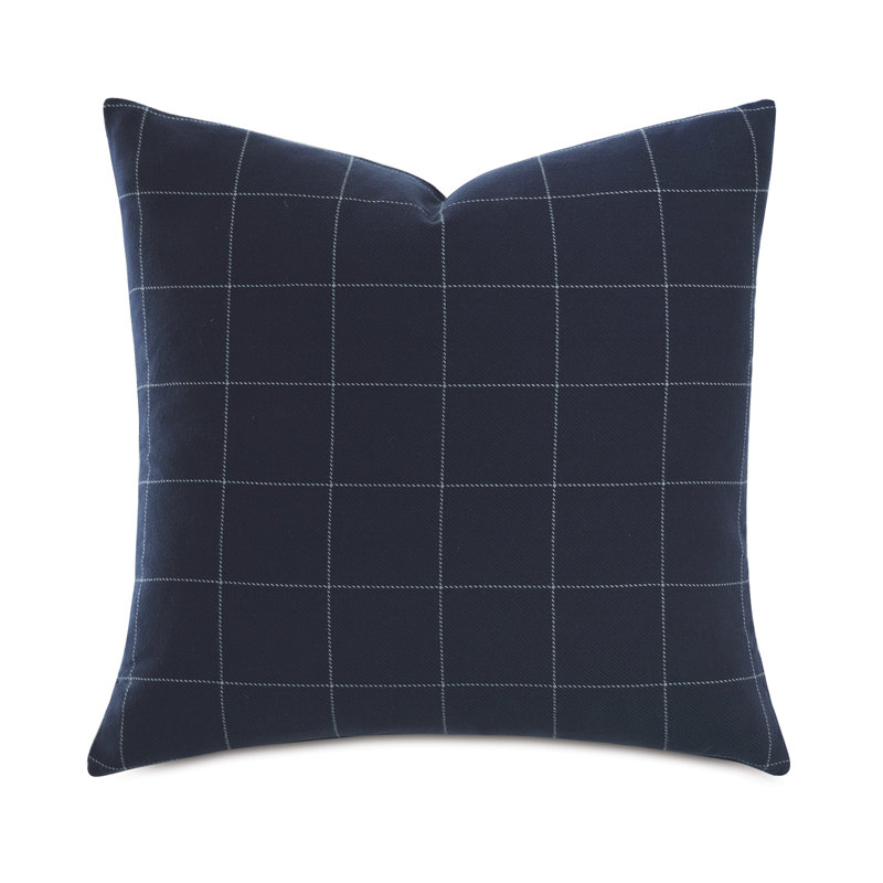 Housse et insert de coussin décoratif à carreaux Bellingham