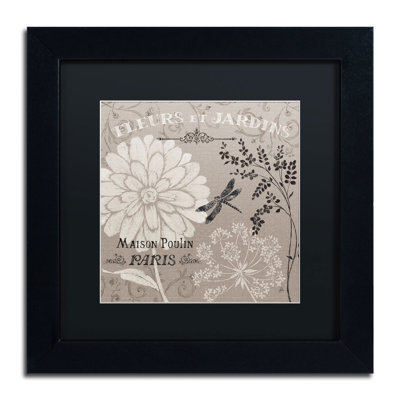 Jaanai «French Linen Garden II» par Daphne Brissonnet, impression encadrée