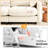 Four - Seater Modular Couch, Chenille, Washable Fabric, , Throw Pillows Sectional , Chenille Various Combinations, Cushion, Pillows, Beige