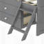 Structure de lit simple avec rangement 4 tiroirs-197544523