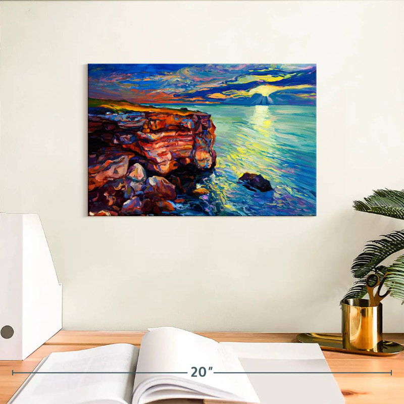 Gillard Shoreline Rock Cliff, H 8 po x l 12 po