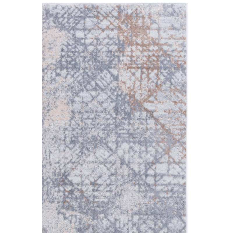 Eternal Performance Geometric Rug, Square 6'7"