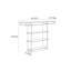 Console moderne en acrylique avec tablettes-133242914