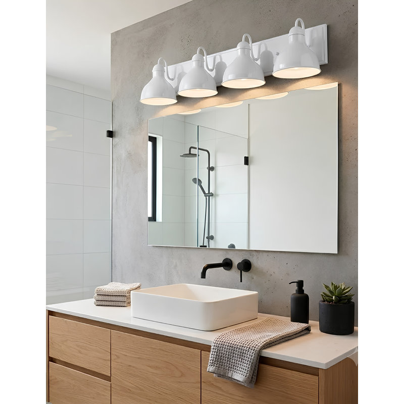 Hachiro Dimmable Vanity Light, 4, White