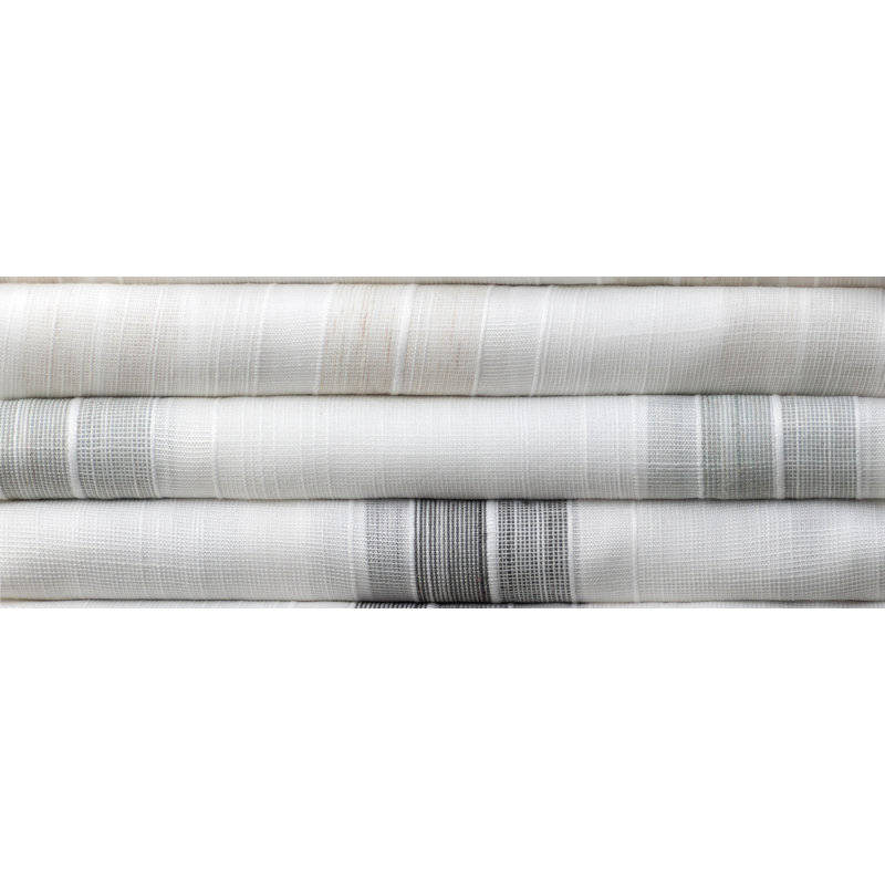 Belandina Semi Sheer Curtain Single Panel, 54" x 84", Natural