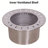 20.5''W x 15''H Portable Outdoor Wood Burning Smokeless Fire Pit with Wood Pellet/Twig/Wood As the Fue,Grey