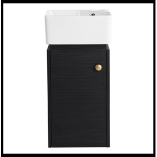 Meuble-lavabo avec lavabo 12 po pour petite salle de bain