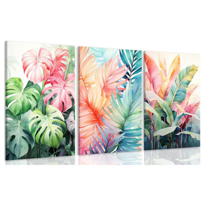3 Piece Wrapped Canvas Wall Art