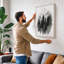 Quiet Northern Forest Scandinavian - Wrapped Canvas-1101427409-1101427415