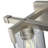 Hicklin 16 in. Modern 2-Light Brushed Nickel Dimmable Vanity Light with Clear Glass Shade-1512298596