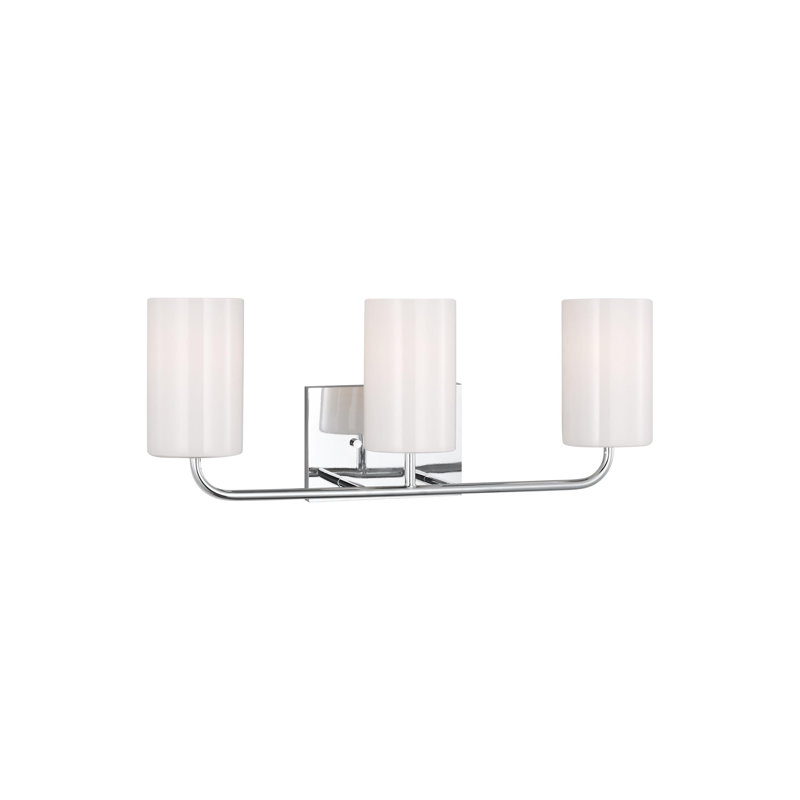 Malese Vincente 3 - Light Vanity Light, Chrome, No