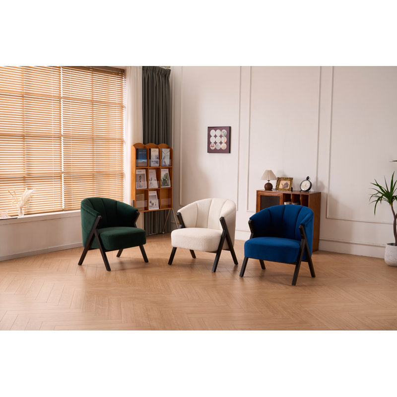 Nico Occasional Chair, Dark Navy Velvet