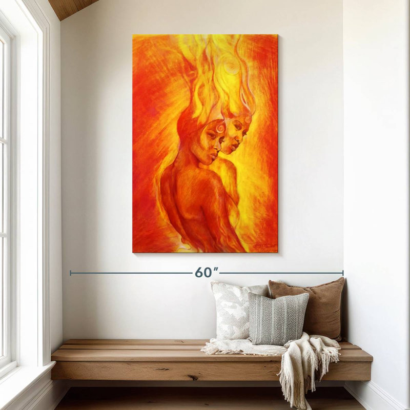 Leisha Shango Flames, 48" H x 32" W