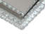 Aazim Chrome LED Flush Mount