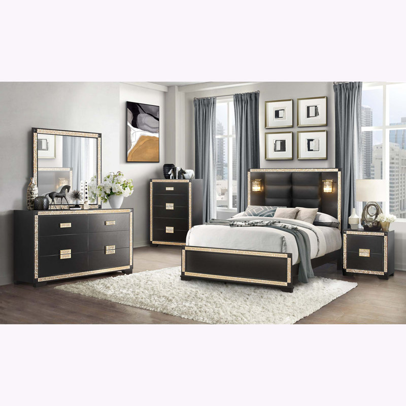 LIVELY / BED WITH LAMPS