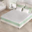 Matelas vert en mousse viscoélastique imprégnée de gel à mémoire de forme-107224353-107224352