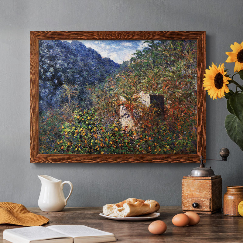 The Valley Of Sasso, Blue Effect, 1884, reproduction d'art sur toile, Érable, H 28 po x l 42 po x P 1,5 po