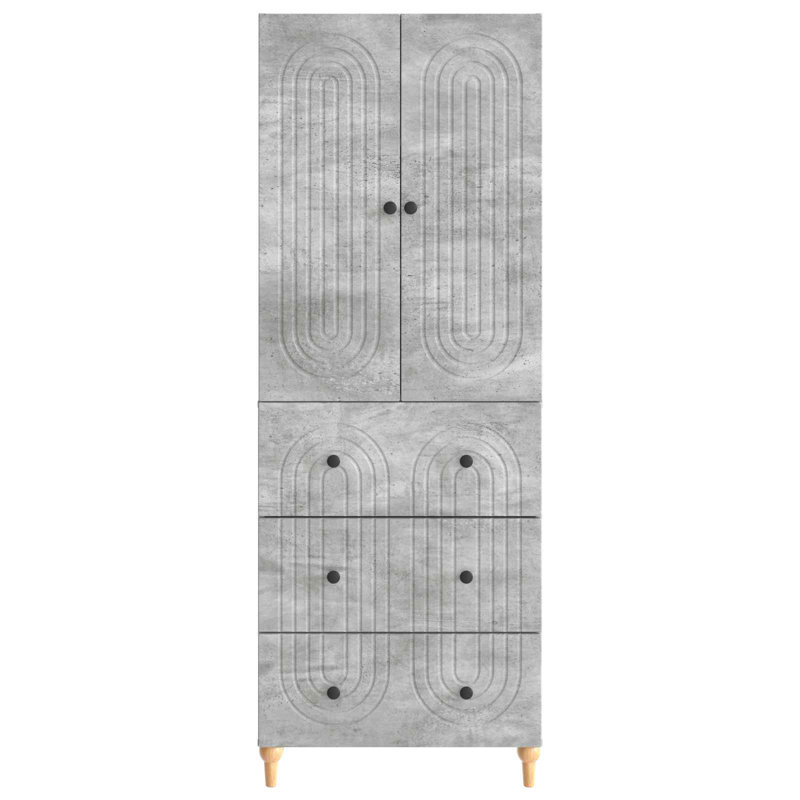 Storage Cabinet, Concrete Grey