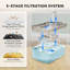3.2L Cat Water Fountain for Drinking Stainless Steel Ultra-Silent