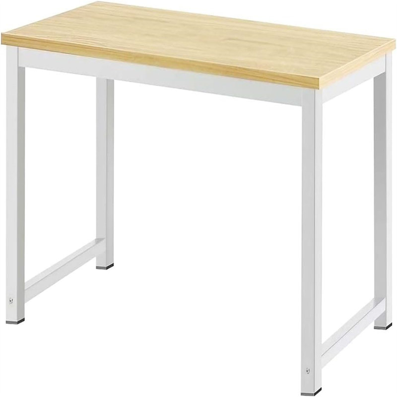 Bureau d'écriture rectangulaire 47,01 po Siovhan, Noyer / Blanc