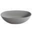 Baignoire de trempage autoportante de luxe solide gris mat 65 po, posture de corps confortable, baignoire de trop-plein à installation de drain de surface efficace, teinte, conception ergonomique, fonction de drainage en douceur