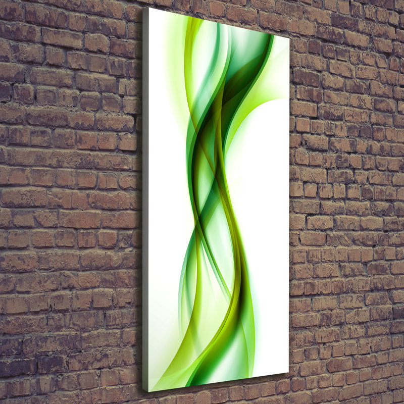 Waves Abstraction - Wrapped Canvas Print