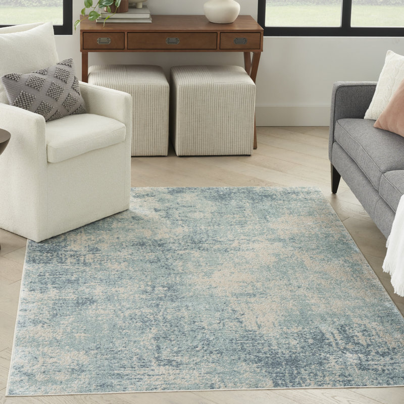 Tapis lavable à la machine Quantasia, Rectangle 5 pi 3 po x 7 pi