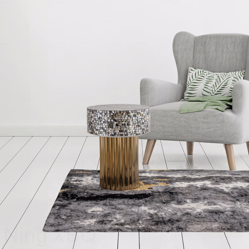 Table de bout avec plateau en nacre
